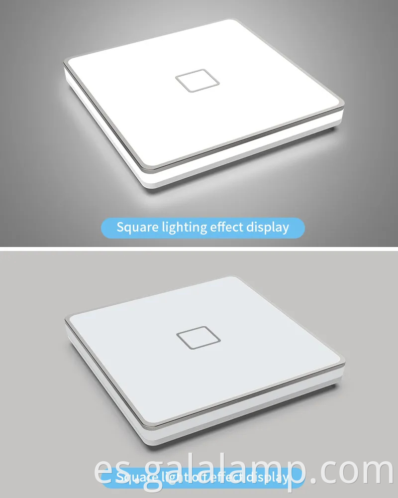 Luz de techo LED cuadrada elegante para la decoración moderna de la habitación